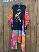 KANTHA WING UPCYCLED DRESS// open size handmade// JIMI rainbow