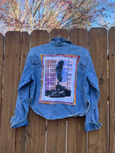 OOAK upcycled DENIM “ Ice Cube” shirt  // small