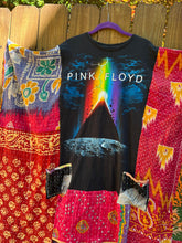 KANTHA WING UPCYCLED DRESS// free size handmade// Pink Floyd prism