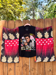 KANTHA TEE KAFTAN // open size handmade //ELVIS Vegas