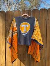 KANTHA TEE KAFTAN // open size handmade // GRATEFUL Dead TN