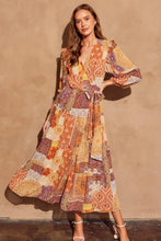 Loving Free Maxi Wrap Dress: GOLDEN DESERT