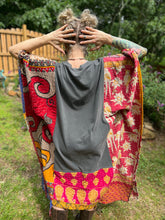 KANTHA WING UPCYCLED DRESS// free size handmade// STEVIE DRESS