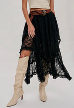 Stevie Lace skirt //  lined  /black