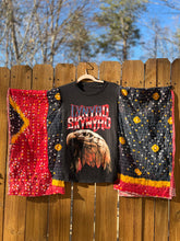KANTHA TEE KAFTAN // open size handmade // LYNYRD SKYNYRD