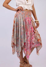 ENCHANTED scarf skirt // stretch smocked fit