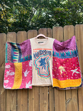 KANTHA TEE KAFTAN // open size handmade // LAUREN DIAGLE