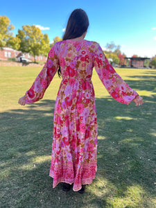 PRESSED FLOWERS  // maxi dress