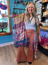 Patchwork boho kimono