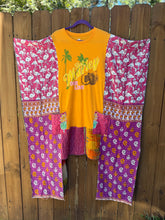 KANTHA WING UPCYCLED DRESS// free size handmade// BOB MARLEY