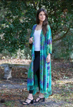 Turquoise dreams Maxi kimono