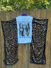 KIMONO TEE KAFTAN // open size handmade // STEVIE LEOPARD