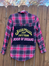 OOAK upcycled FLANNEL “Steve miller band” shirt // small