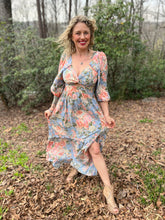 ELIZABETH rose 3/4 dress // maxi dress