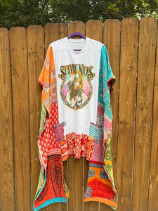 *remake* KANTHA TEE DRESS // open size handmade // STEVIE Gypsy print