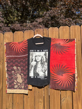 KANTHA TEE KAFTAN // open size handmade // STEVIE NICKS legend