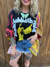 *Remake* KANTHA TEE KAFTAN // open size handmade // BLACK SABBATH