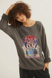 TAKE ME HOME // graphic sweatshirt
