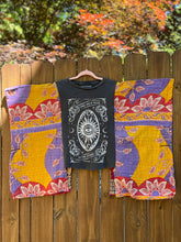 KANTHA TEE KAFTAN // open size handmade // find your path
