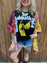 *Remake* KANTHA TEE KAFTAN // open size handmade // BLACK SABBATH