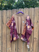 KANTHA TEE KAFTAN // open size handmade // CARHARTT