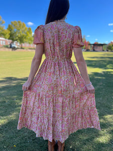 Fall Florals // maxi dress