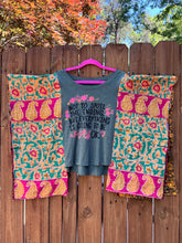 KANTHA TEE KAFTAN // open size handmade // not to ruin the ending