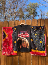 KANTHA TEE KAFTAN // open size handmade // LYNYRD SKYNYRD