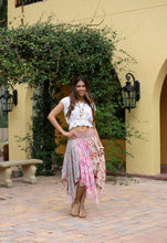 ENCHANTED scarf skirt // stretch smocked fit