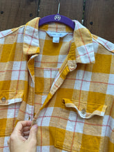 OOAK upcycled FLANNEL // I BEG YOUR PARTON // large