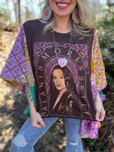 KANTHA TEE KAFTAN // open size handmade // ALANIS brown