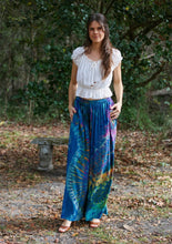 Stretch Indigo tie dye // palazzo pants