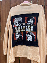 THE BEATLES Upcycled Cardigan // one size handmade