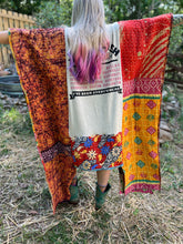 KANTHA WING UPCYCLED DRESS// free size handmade// JOHNNY CASH