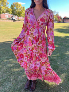 PRESSED FLOWERS  // maxi dress