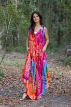 Wide-Leg Rainbow Tie-Dye Romper: 2 / One Size