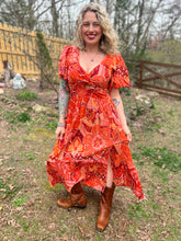 MADELINE Tangerine dress // maxi dress