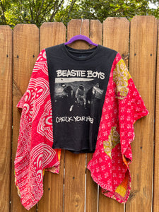 KANTHA TEE KAFTAN // open size handmade // BEASTIE BOYS