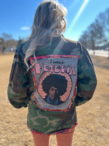 UPCYCLED JACKET  // Small handmade // Hendrix