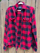 OOAK Large AALIYAH upcycled FLANNEL shirt