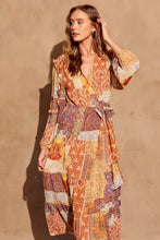 Loving Free Maxi Wrap Dress: GOLDEN DESERT
