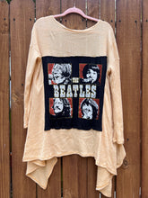 THE BEATLES Upcycled Cardigan // one size handmade