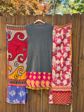 KANTHA WING UPCYCLED DRESS// free size handmade// STEVIE DRESS