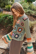 Your favorite sweater // teal granny square