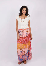 Summer garden queen skirt // stretch smocked fit