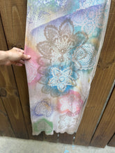 DOILY BLEACH upcycled ribbed cotton dress // sleeveless / medium