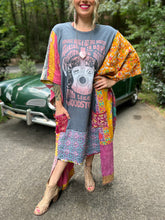 *Remake* KANTHA TEE DRESS // open size handmade // WOODSTOCK