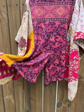 KANTHA TEE KAFTAN // open size handmade // lucky BOHO print