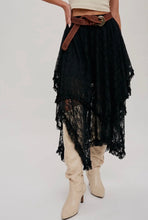 Stevie Lace skirt //  lined  /black