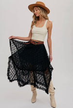 Stevie Lace skirt //  lined  /black